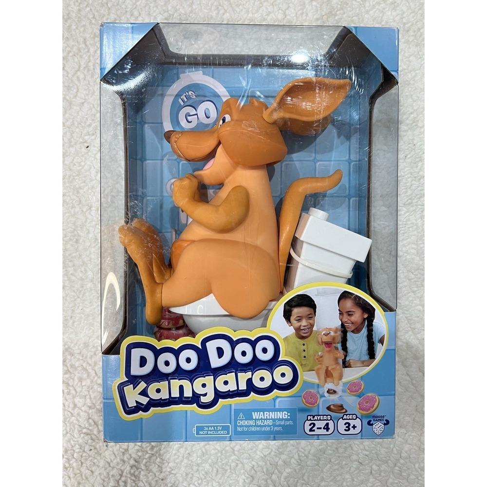 NEW NIB Doo Doo Kangaroo - Feed Him Until He's Gotta Go! 2-4 Players Ages 3+‎